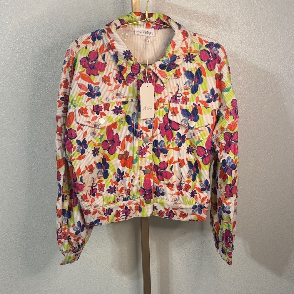Emily Wonder Colorful Floral Jacket